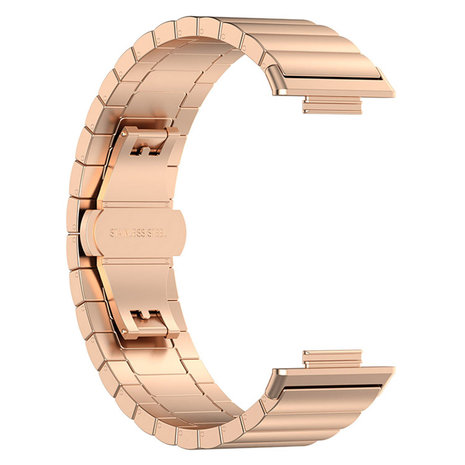 Strap-it Strap-it Bracelet métal Huawei Watch Fit 2 (or rose)