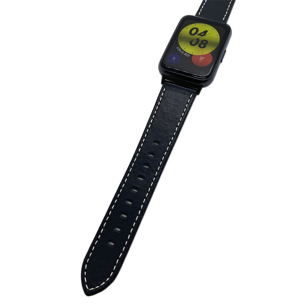 Strap-it Strap-it Bracelet cuir Huawei Watch Fit 2 (noir)