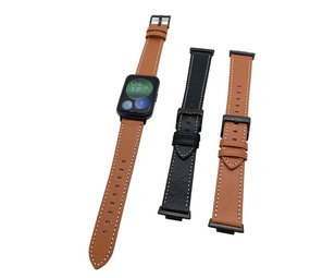 Strap-it Bracelet cuir Huawei Watch Fit 2 (marron)