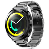 Strap-it Bracelet titane Samsung Gear Sport (gris)