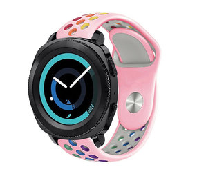 Strap-it Bracelet sport Samsung Gear Sport (rose et multicolore)