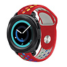 Strap-it Strap-it Bracelet sport Samsung Gear Sport (rouge et multicolore) Strap-it Strap-it Bracelet sport Samsung Gear Sport (rouge et multicolore)