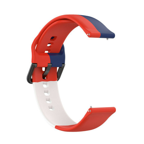 Strap-it Strap-it Bracelet triple sport Xiaomi Watch S1 (rouge-blanc-bleu) Strap-it Strap-it Bracelet triple sport Xiaomi Watch S1 (rouge-blanc-bleu)