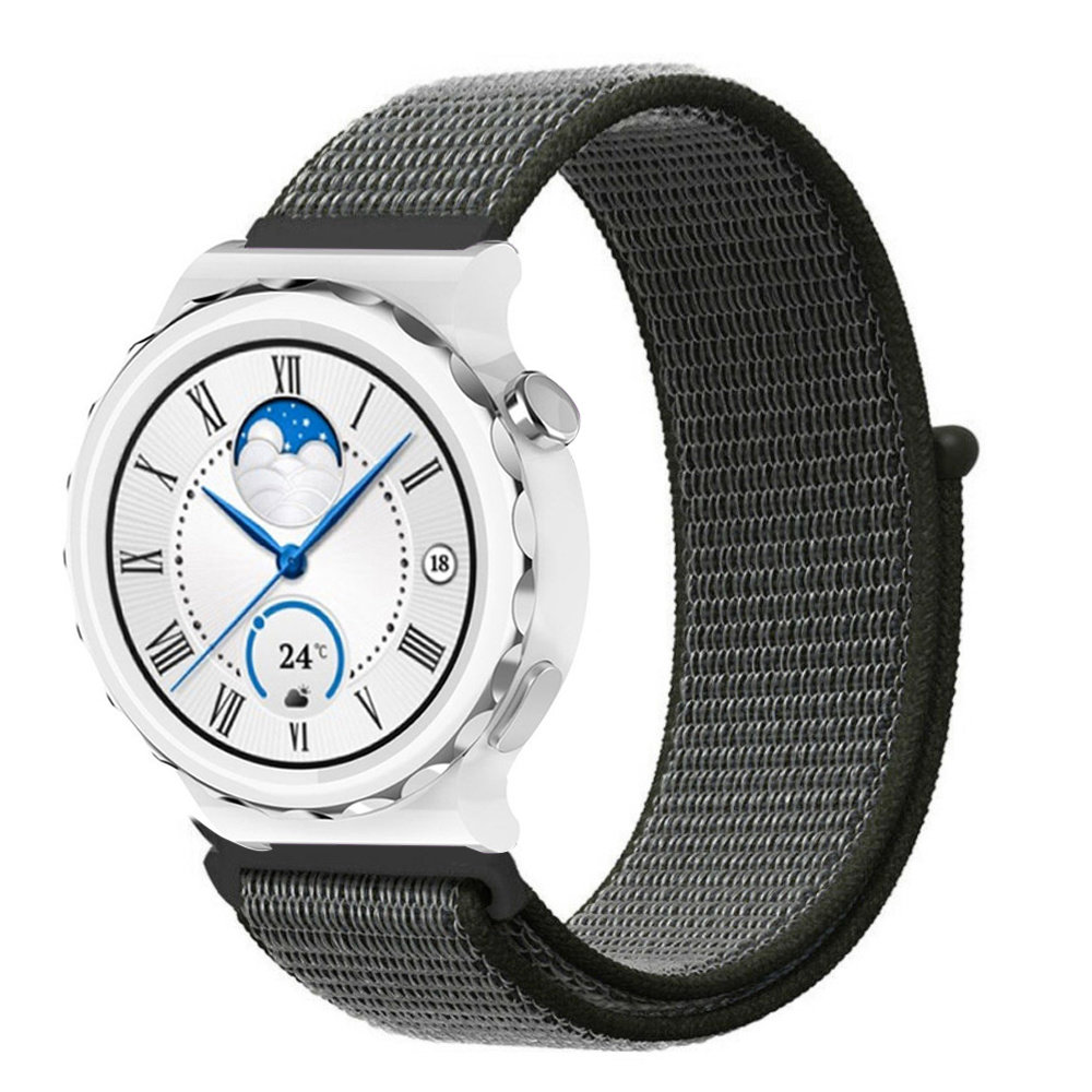 Strap-it Strap-it Bracelet nylon Huawei Watch GT 3 Pro 43mm (vert)