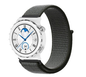 Strap-it Bracelet nylon Huawei Watch GT 3 Pro 43mm (vert)