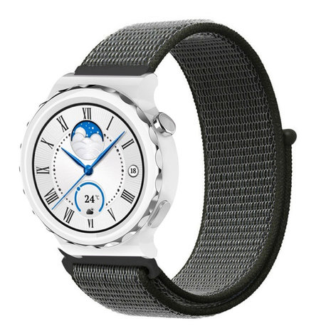 Strap-it Strap-it Bracelet nylon Huawei Watch GT 3 Pro 43mm (vert)