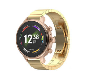 Strap-it Bracelet métal Fossil Gen 6 - 42mm (or)