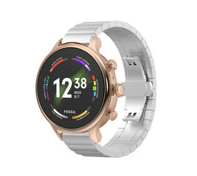 Strap-it Bracelet métal Fossil Gen 6 - 42mm (argent)