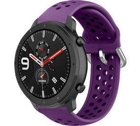 Strap-it Bracelet avec trous Xiaomi Amazfit GTR (violet)