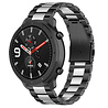 Strap-it Strap-it Bracelet acier Xiaomi Amazfit GTR (noir/argent) Strap-it Strap-it Bracelet acier Xiaomi Amazfit GTR (noir/argent)