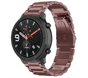 Strap-it Bracelet acier Xiaomi Amazfit GTR (bronze-or)