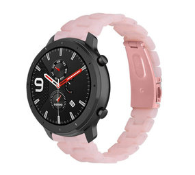 Strap-it Bracelet résine Xiaomi Amazfit GTR (rose)