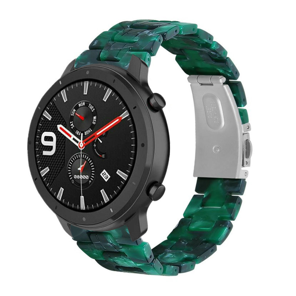 Strap-it Strap-it Bracelet résine Xiaomi Amazfit GTR (vert)