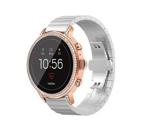 Strap-it Bracelet métal Fossil Gen 5e - 42mm (argent)