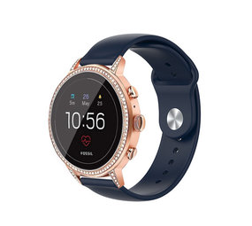 Strap-it Bracelet sport Fossil Gen 5e - 42mm (bleu Foncé) Strap-it Bracelet sport Fossil Gen 5e - 42mm (bleu Foncé)