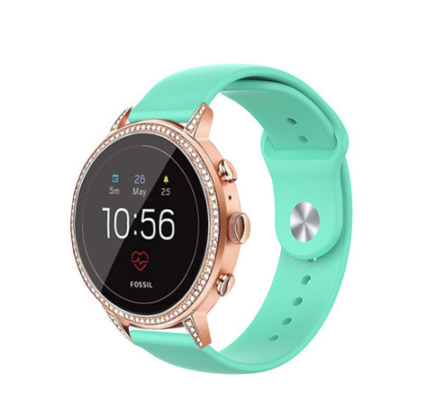 Strap-it Strap-it Bracelet sport Fossil Gen 5e - 42mm (aqua)