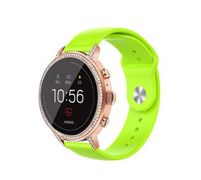 Strap-it Bracelet sport Fossil Gen 5e - 42mm (citron vert) Strap-it Bracelet sport Fossil Gen 5e - 42mm (citron vert)