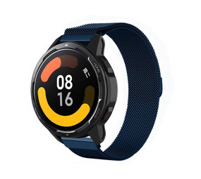 Strap-it Bracelet milanais Xiaomi Watch S1 (bleu)