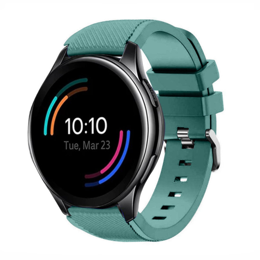Strap-it Strap-it Bracelet silicone OnePlus Watch (vert sapin)