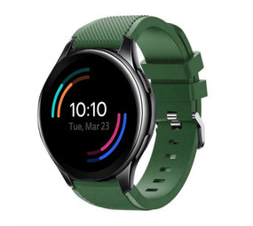 Strap-it Bracelet silicone OnePlus Watch (vert armée)