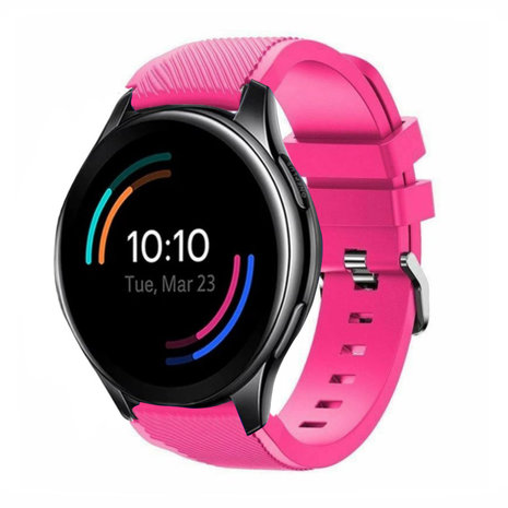 Strap-it Strap-it Bracelet silicone OnePlus Watch (rose vif)