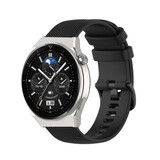 Strap-it Bracelet silicone luxe Huawei Watch GT 3 Pro 46mm (noir)