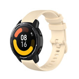 Strap-it Bracelet silicone luxe Xiaomi Watch S1 (beige)