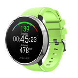 Strap-it Bracelet silicone twill Polar Ignite (vert clair)