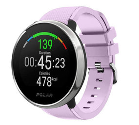 Strap-it Bracelet silicone twill Polar Ignite (lilas)