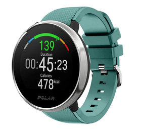 Strap-it Bracelet silicone twill Polar Ignite (vert sapin)