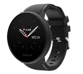 Strap-it Bracelet silicone twill Polar Ignite 2 (noir)