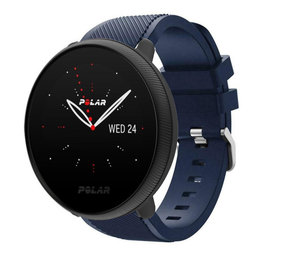 Strap-it Bracelet silicone twill Polar Ignite 2 (bleu foncé)