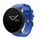 Strap-it Bracelet silicone twill Polar Ignite 2 (bleu)