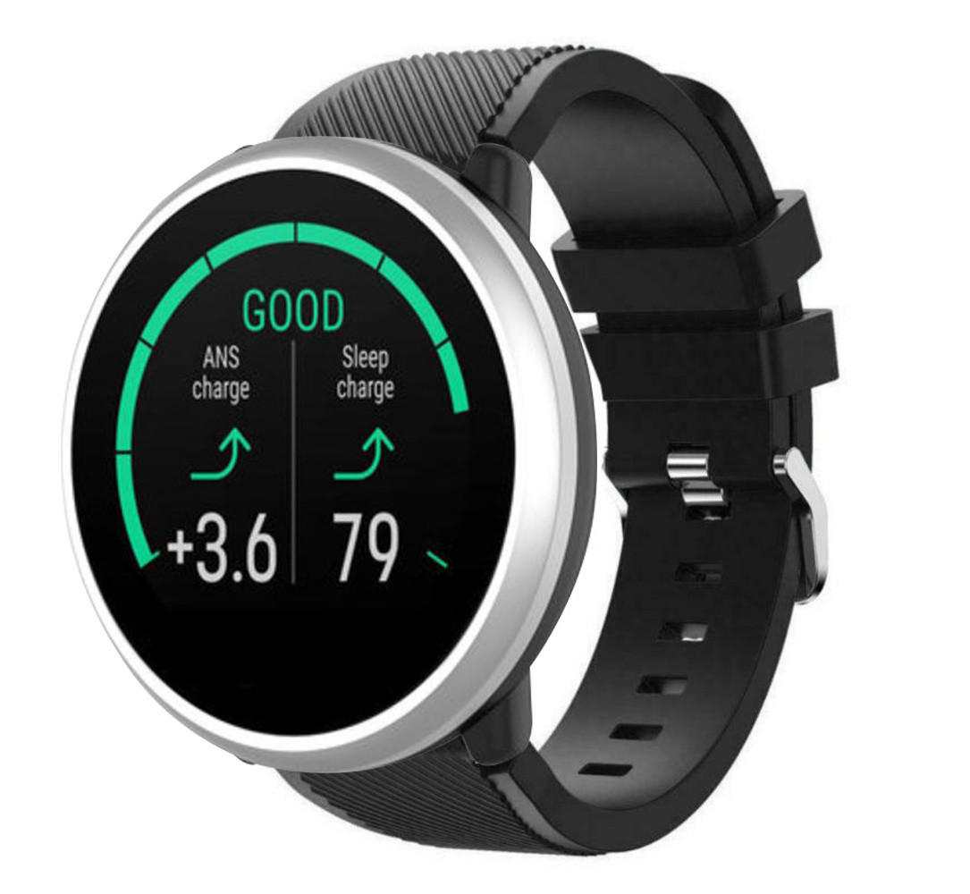 Strap-it Strap-it Bracelet silicone twill Polar Unite (noir)