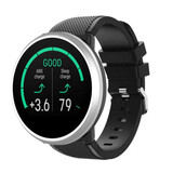 Strap-it Bracelet silicone twill Polar Unite (noir)