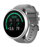 Strap-it Bracelet silicone twill Polar Unite (gris)