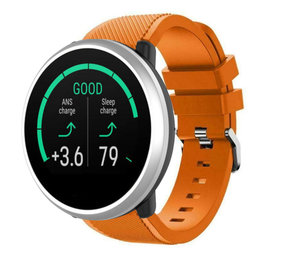 Strap-it Bracelet silicone twill Polar Unite (orange)