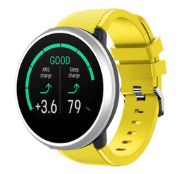 Strap-it Bracelet silicone twill Polar Unite (jaune)