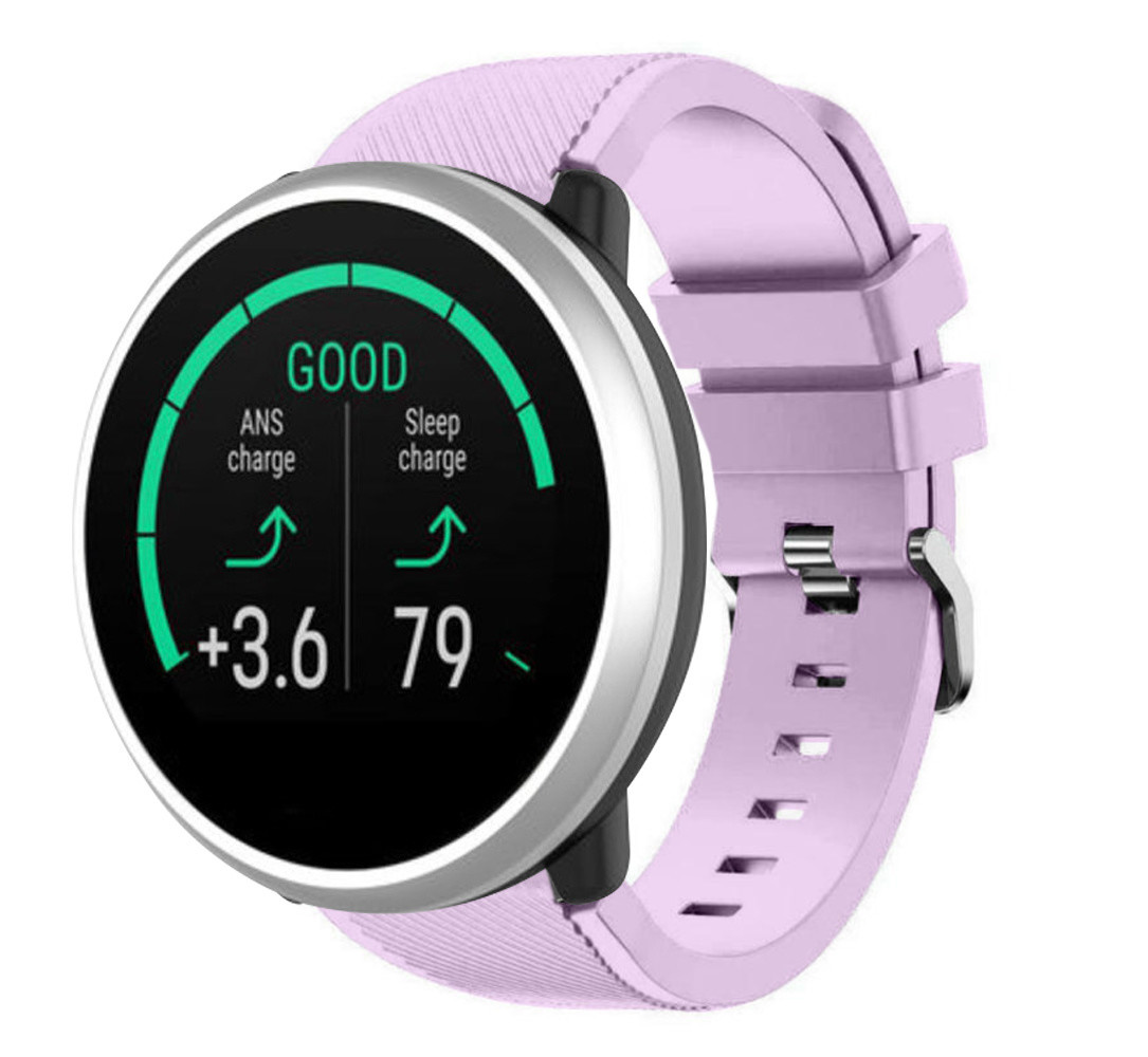 Strap-it Strap-it Bracelet silicone twill Polar Unite (lilas)