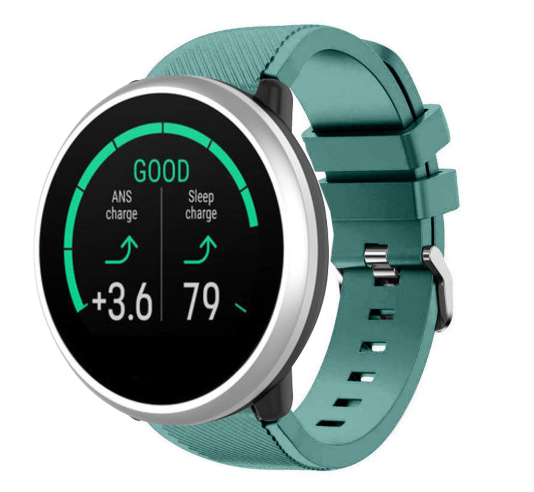 Strap-it Strap-it Bracelet silicone twill Polar Unite (vert sapin)