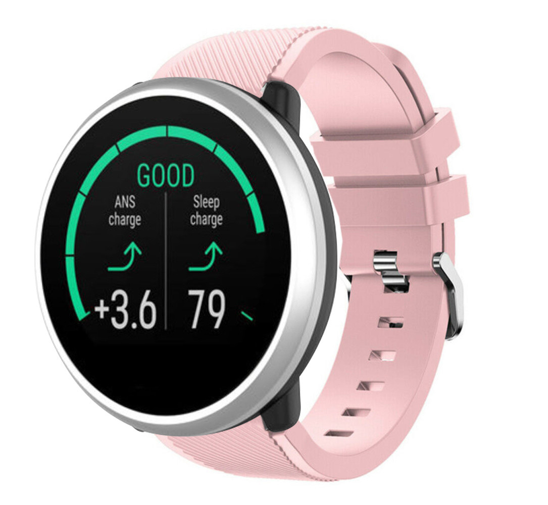 Strap-it Strap-it Bracelet silicone twill Polar Unite (rose)