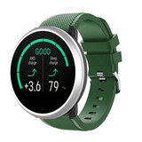 Strap-it Bracelet silicone twill Polar Unite (vert armée)