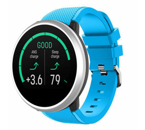 Strap-it Bracelet silicone twill Polar Unite (bleu clair)