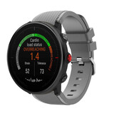 Strap-it Bracelet silicone twill Polar Vantage M (gris)