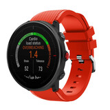 Strap-it Bracelet silicone twill Polar Vantage M (rouge)