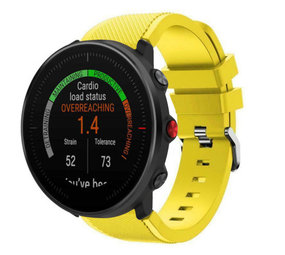 Strap-it Bracelet silicone twill Polar Vantage M (jaune)