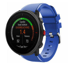 Strap-it Bracelet silicone twill Polar Vantage M (bleu)