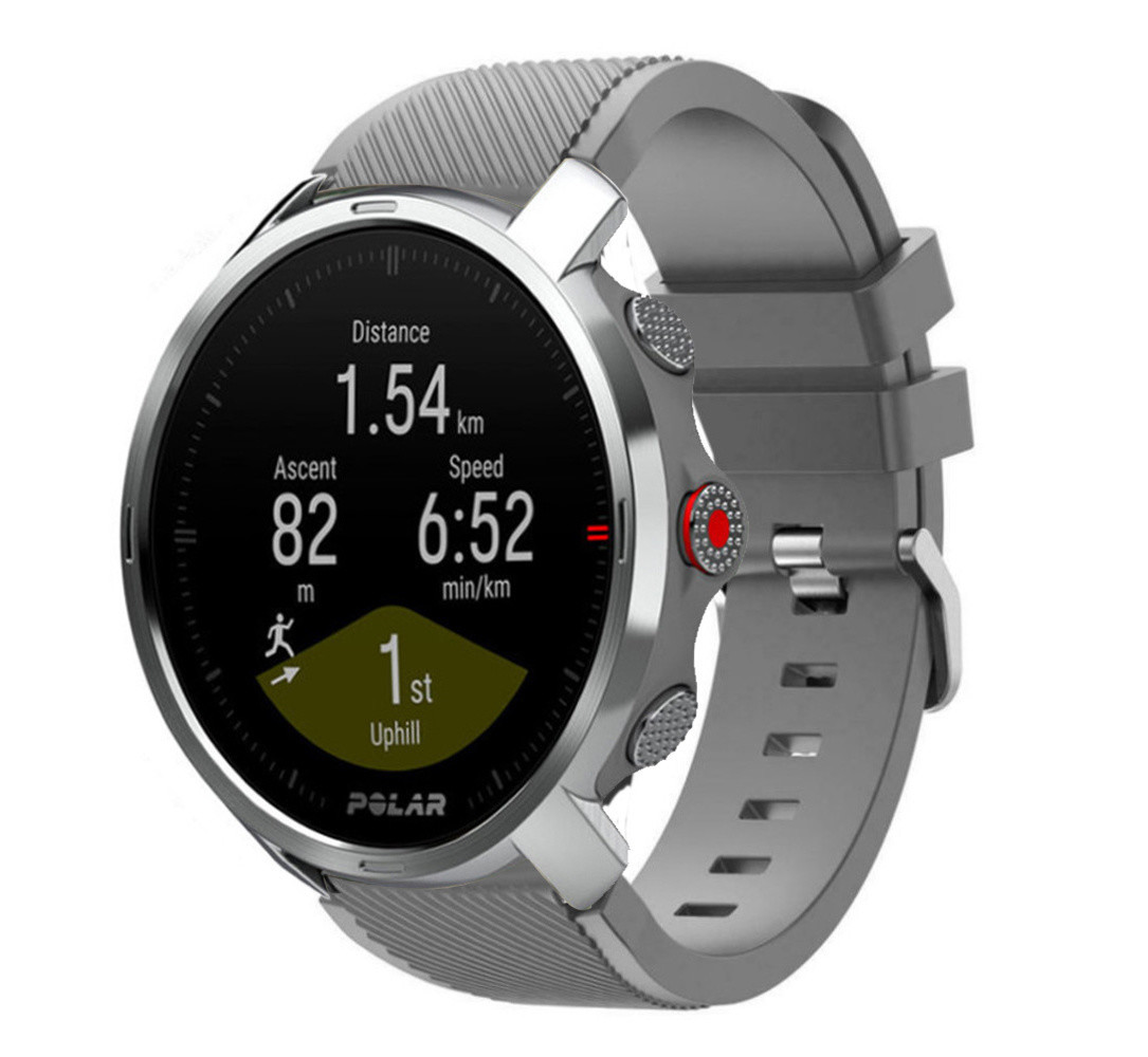 Strap-it Strap-it Bracelet silicone twill Polar Grit X (gris)