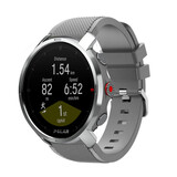 Strap-it Bracelet silicone twill Polar Grit X (gris)