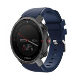 Strap-it Bracelet silicone twill Polar Grit X Pro (bleu foncé)